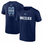 Memphis Grizzlies Center Court Name & Number Custom T-Shirt