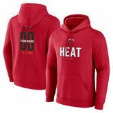 Miami Heat Center Court Name & Number Custom Hoodie
