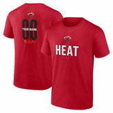 Miami Heat Center Court Name & Number Custom T-Shirt