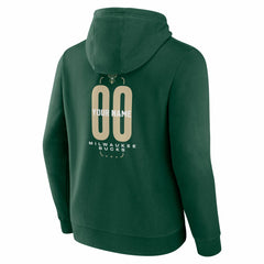 Milwaukee Bucks Center Court Name & Number Custom Hoodie