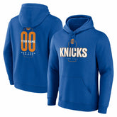 New York Knicks Center Court Name & Number Custom Hoodie