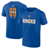 New York Knicks Center Court Name & Number Custom T-Shirt