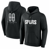 San Antonio Spurs Center Court Name & Number Custom Hoodie