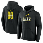 Utah Jazz Center Court Name & Number Custom Hoodie
