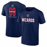 Washington Wizards Center Court Name & Number Custom T-Shirt