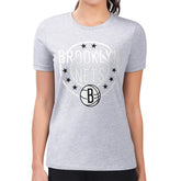 Brooklyn Nets G-III 4Her by Carl Banks Women's Super-Slim Lightweight Pinstripe Circle Graphic T-Shirt