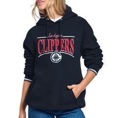 LA Clippers Starter Women's Arch Stripe Fleece Hoodie
