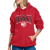 Atlanta Hawks Starter Women's Arch Stripe Fleece Hoodie