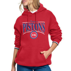 Detroit Pistons Starter Women's Arch Stripe Fleece Hoodie sale