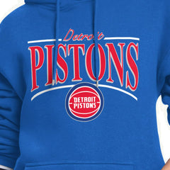 Detroit Pistons Starter Women's Arch Stripe Fleece Hoodie sale