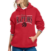 Toronto Raptors Starter Women's Arch Stripe Fleece Hoodie