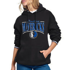 Dallas Mavericks Starter Women's Arch Stripe Fleece Hoodie sale