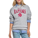Toronto Raptors Starter Women's Arch Stripe Fleece Crewneck Sweatshirt