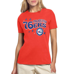 Philadelphia 76ers Starter Women's Fireworks T-Shirt