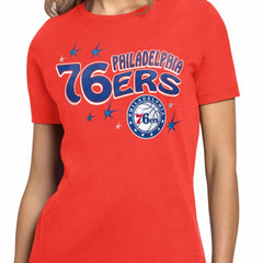 Philadelphia 76ers Starter Women's Fireworks T-Shirt