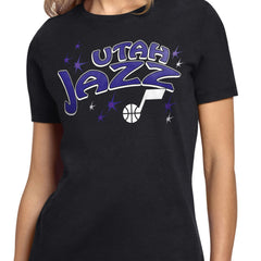 Utah Jazz Starter Women's Fireworks T-Shirt