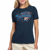 Oklahoma City Thunder Starter Women's Fireworks T-Shirt