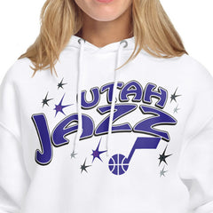 Utah Jazz Starter Women's Fireworks Fleece Hoodie