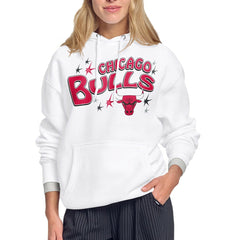 Chicago Bulls Starter Women's Fireworks Fleece Hoodie