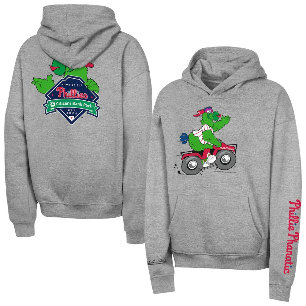 Gray Philadelphia Phillies Outerstuff Youth Iconic Phanatic Hoodie