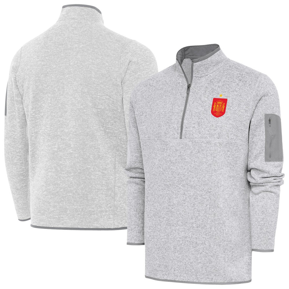 Spain National Team Antigua Elevate Quarter-Zip Pullover