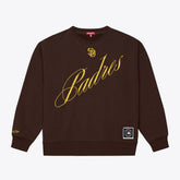 Brown San Diego Padres Mitchell & Ness Women's Script Sweatshirt