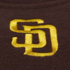 Brown San Diego Padres Mitchell & Ness Women's Script Sweatshirt