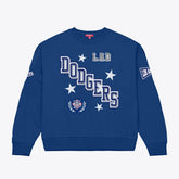 Royal Los Angeles Dodgers Mitchell & Ness Women's Pep Rally Sweatshirt
