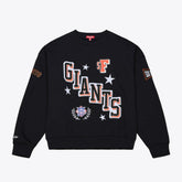 Black San Francisco Giants Mitchell & Ness Women's Pep Rally Sweatshirt