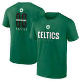 Boston Celtics Center Court Name & Number Custom T-Shirt