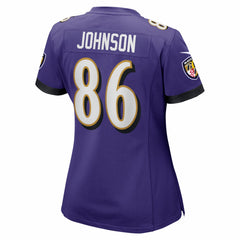 Cornelius Johnson Women's Team Game Jersey - Baltimore Ravens Jerseys