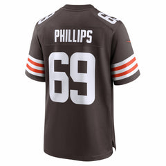 Tyre Phillips Team Game Jersey - Cleveland Browns Jerseys