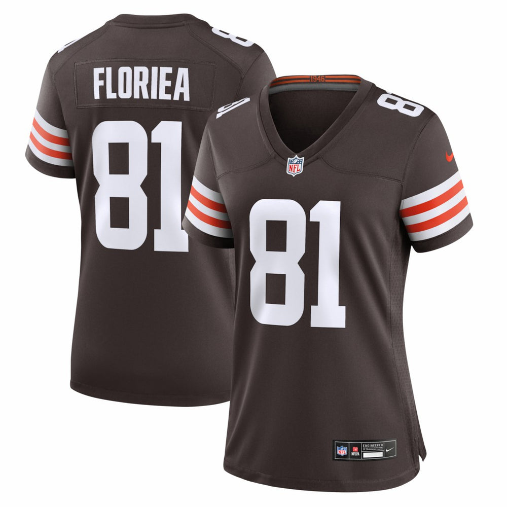 Luke Floriea Women's Team Game Jersey - Cleveland Browns Jerseys