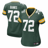 Brant Banks Women's Team Game Jersey - Green Bay Packers Jerseys