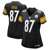 Matt Sokol Women's Team Game Jersey - Pittsburgh Steelers Jerseys