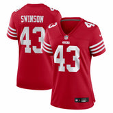 Messiah Swinson Women's Team Game Jersey - San Francisco 49ers Jerseys