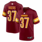 Car'lin Vigers Team Game Jersey - Washington Commanders Jerseys