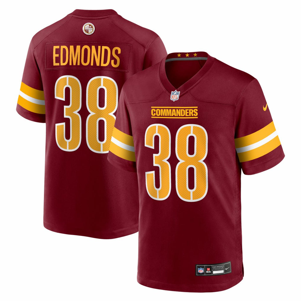 Chase Edmonds Team Game Jersey - Washington Commanders Jerseys