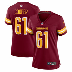 Tyler Cooper Women's Team Game Jersey - Washington Commanders Jerseys
