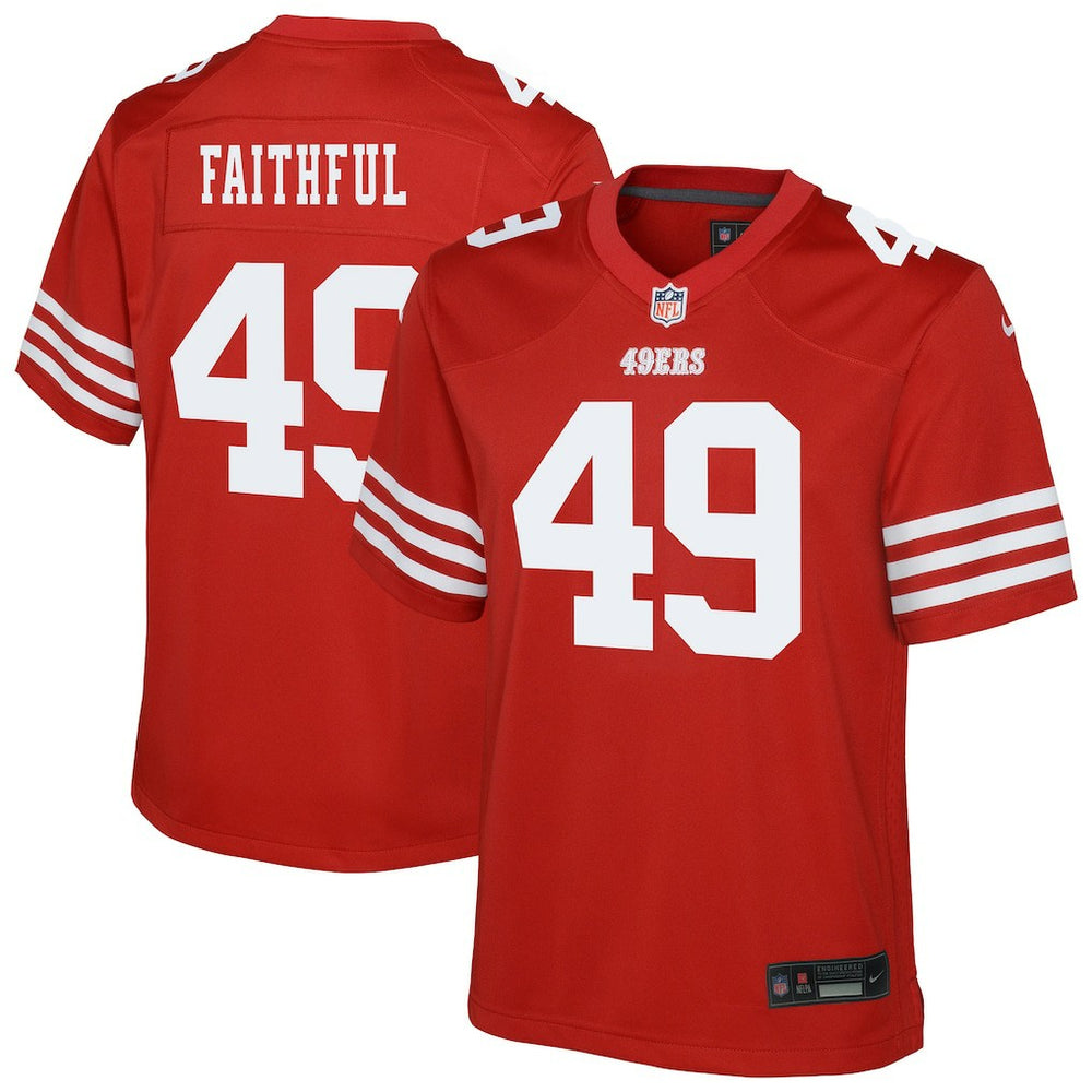 The Faithful Youth Team Game Jersey - San Francisco 49ers Jerseys