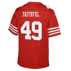 The Faithful Youth Team Game Jersey - San Francisco 49ers Jerseys