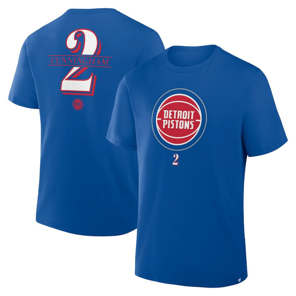 Fanatics Cade Cunningham Detroit Pistons In The Paint Name & Number T-Shirt sale