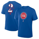 Fanatics Cade Cunningham Detroit Pistons In The Paint Name & Number T-Shirt sale
