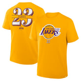 Fanatics LeBron James Los Angeles Lakers In The Paint Name & Number T-Shirt