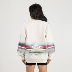 Gameday Couture Women's Power Move Stadium Premium Drop Shoulder Sweatshirt - Kansas City Chiefs Sweatshirts