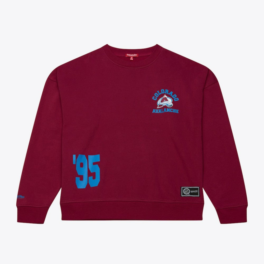NHL Colorado Avalanche Mitchell & Ness Women's Crewneck Sweatshirt