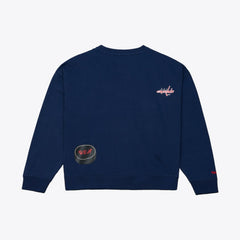 NHL Washington Capitals Mitchell & Ness Women's Crewneck Sweatshirt