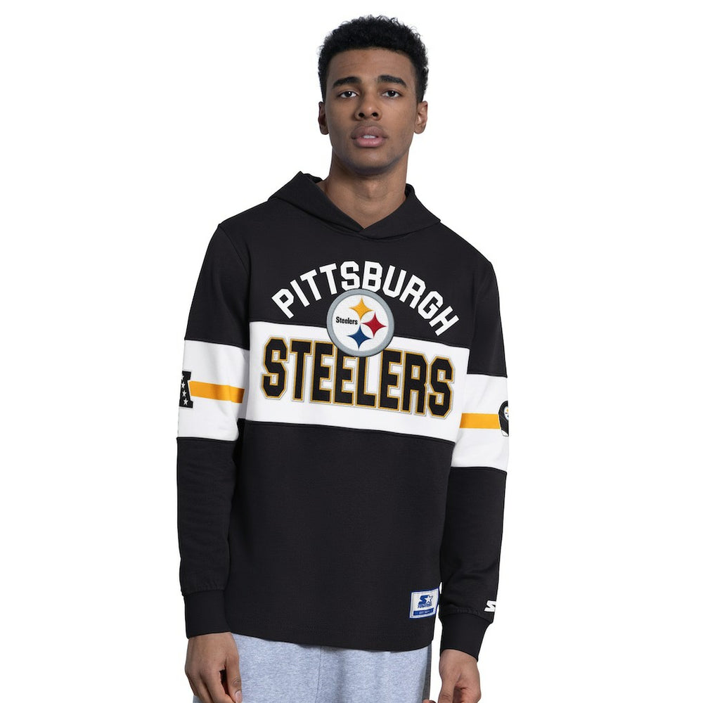 Starter Fullback Jersey Hoodie - Pittsburgh Steelers Hoodies,Jerseys