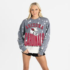 Gameday Couture Women's Arch Rivals Faded Wash Sweatshirt - Arizona Cardinals Sweatshirts