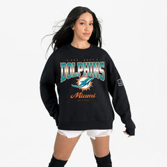 Gameday Couture Women's Powerhouse Play Premium Fleece Sweatshirt - Miami Dolphins Sweatshirts